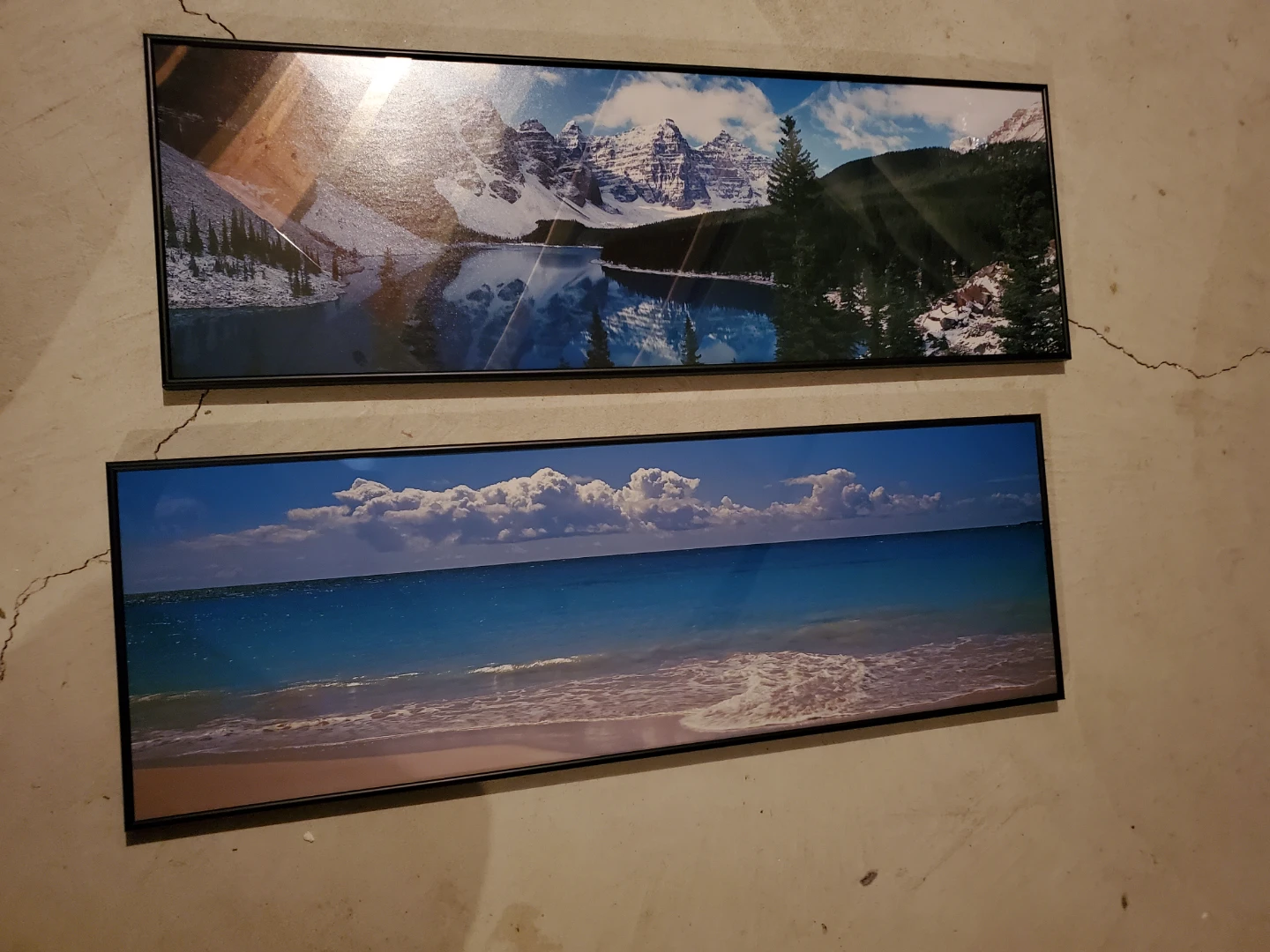 Set of 2 Panoramic Landscape Wall Art Prints