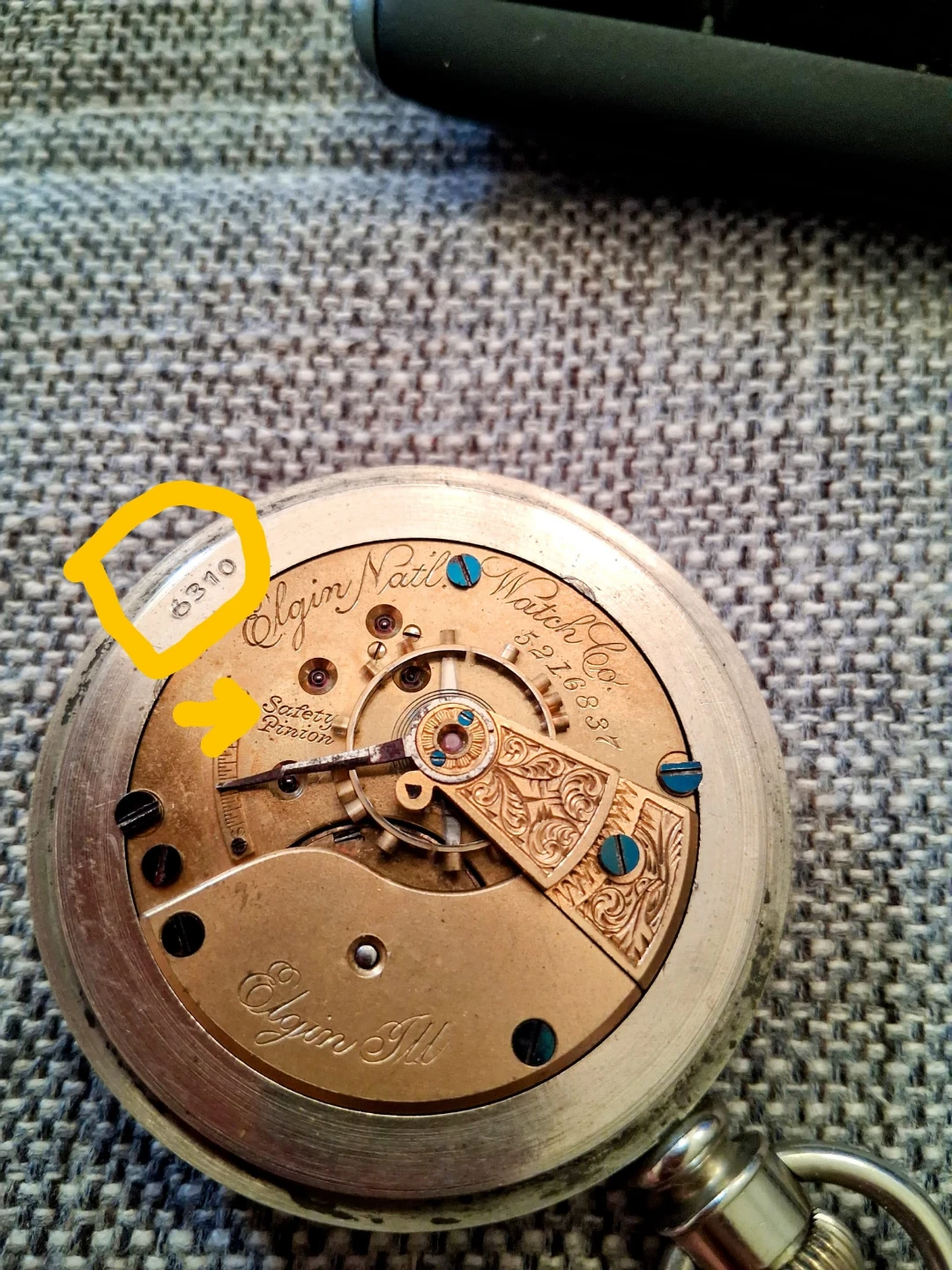 Vintage Elgin National Watch Co. Pocket Watch - photo 4