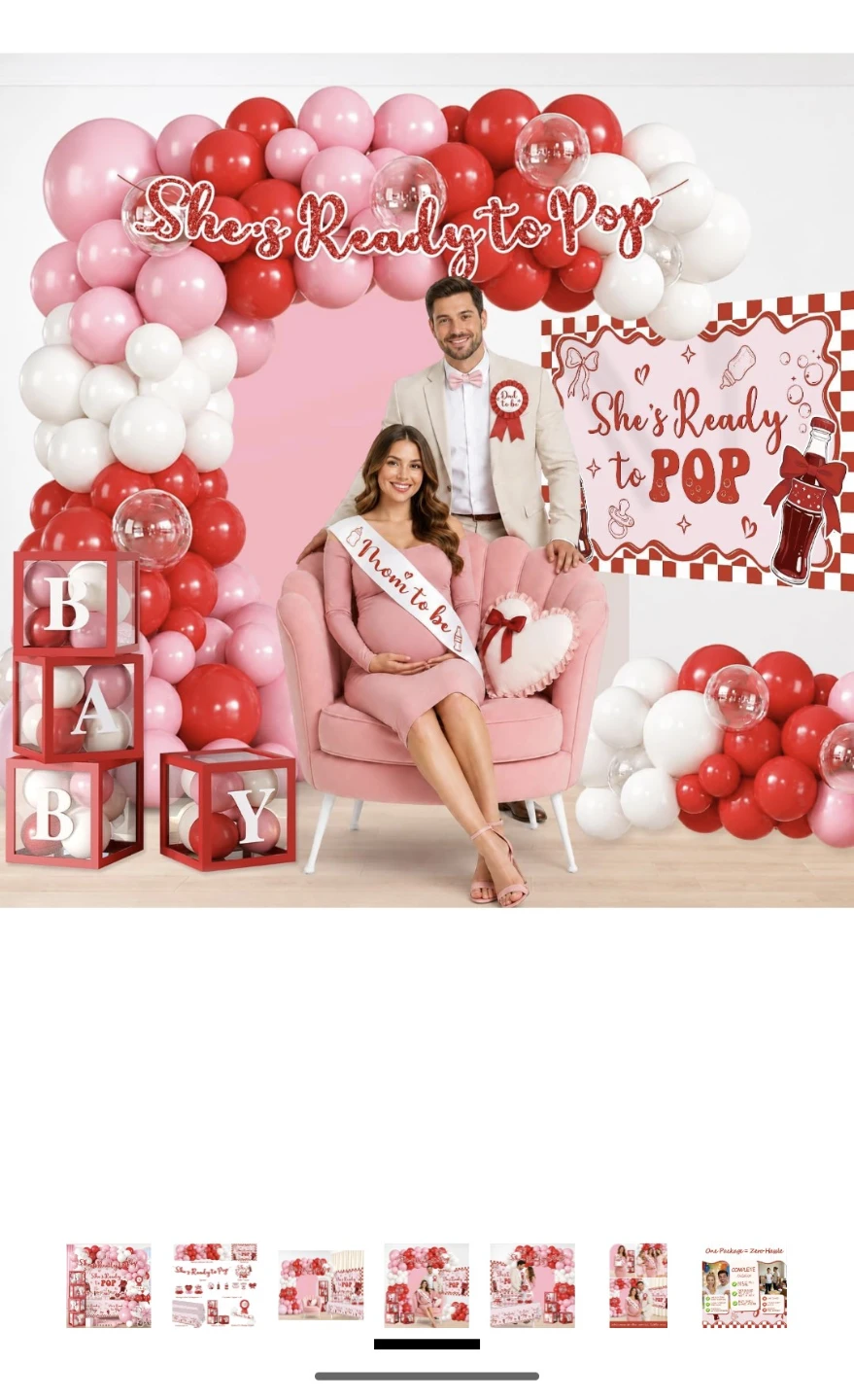 She's ready to pop baby shower package - photo 2