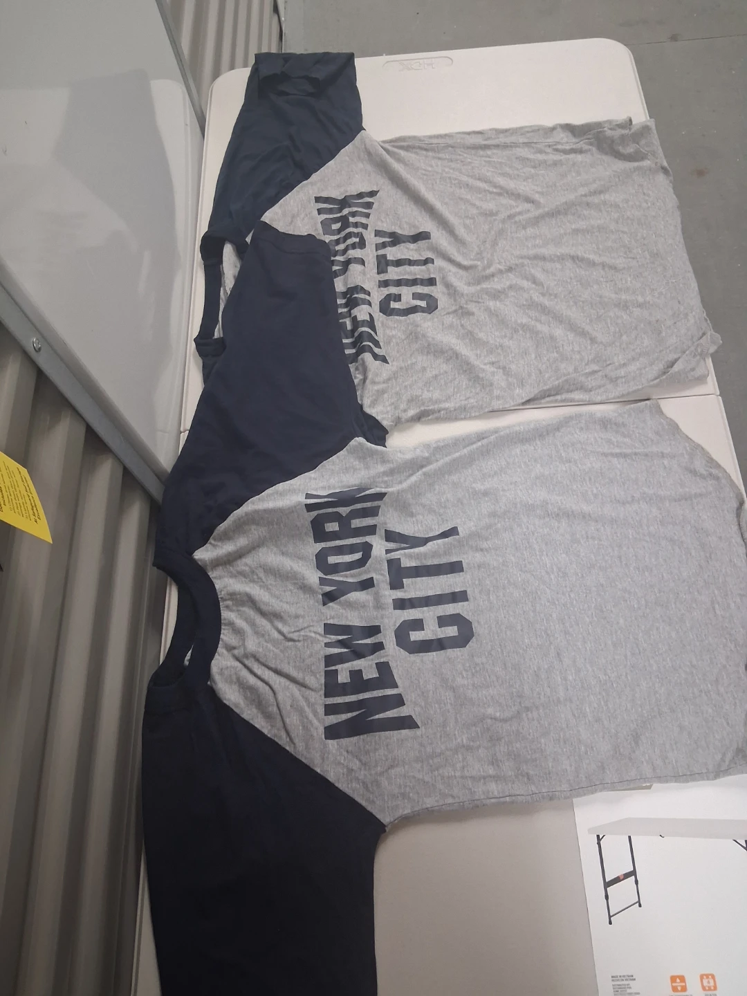 Two New York City Raglan T-Shirts