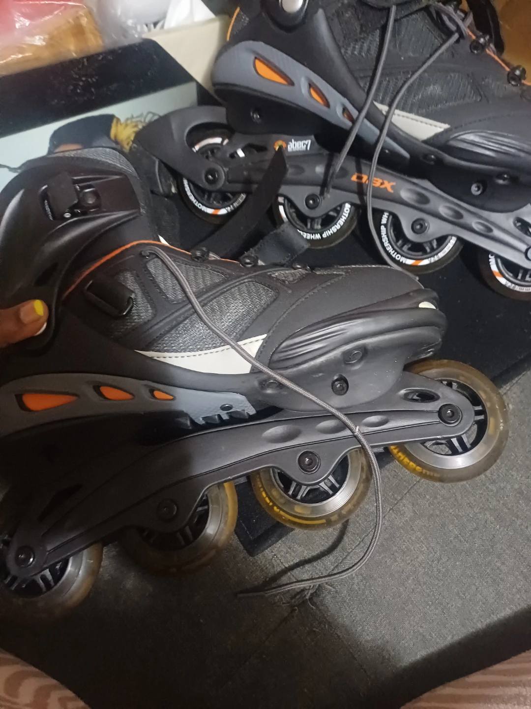 DBX Inline Skates Black and Orange - photo 3