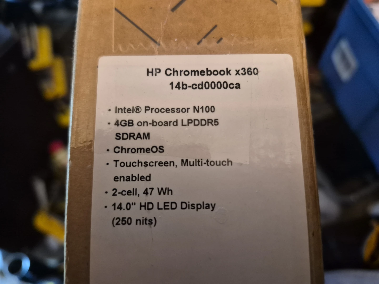 HP Chromebook x360 14 inch Silver