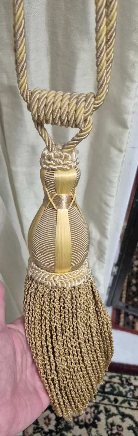 Gold Curtain Tieback Tassel - photo 2