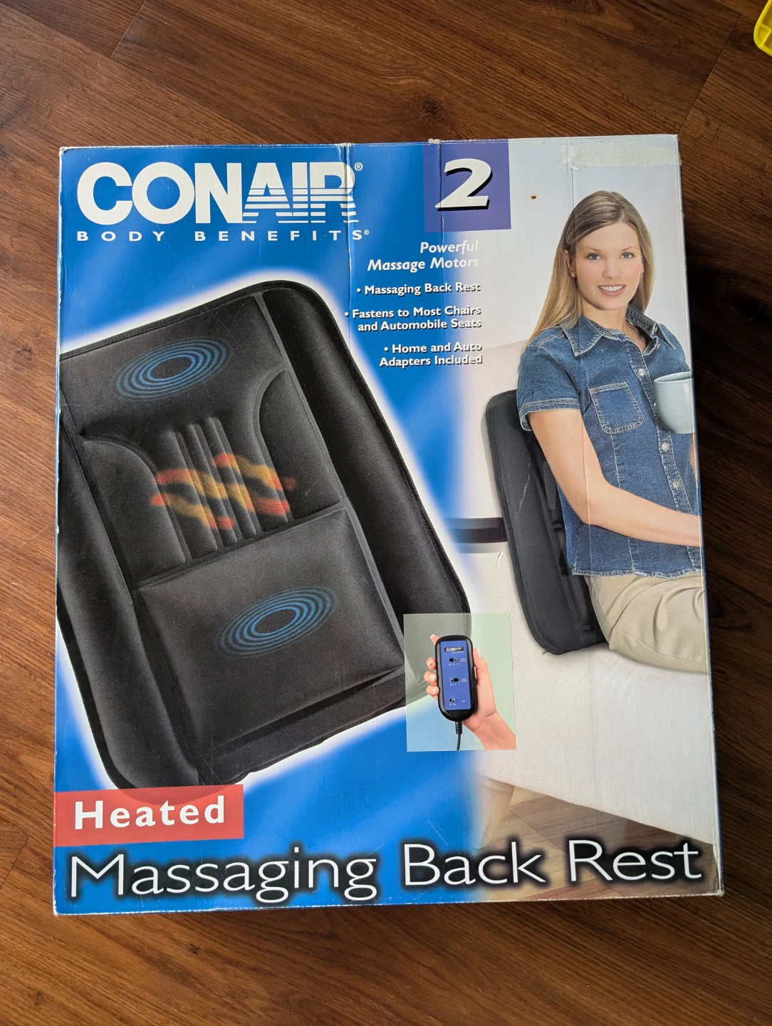Conair Body Benefits Heated Massaging Back Rest