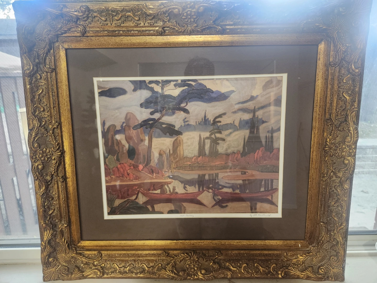 J.E.H. MacDonald Hill Fantasy Framed Print