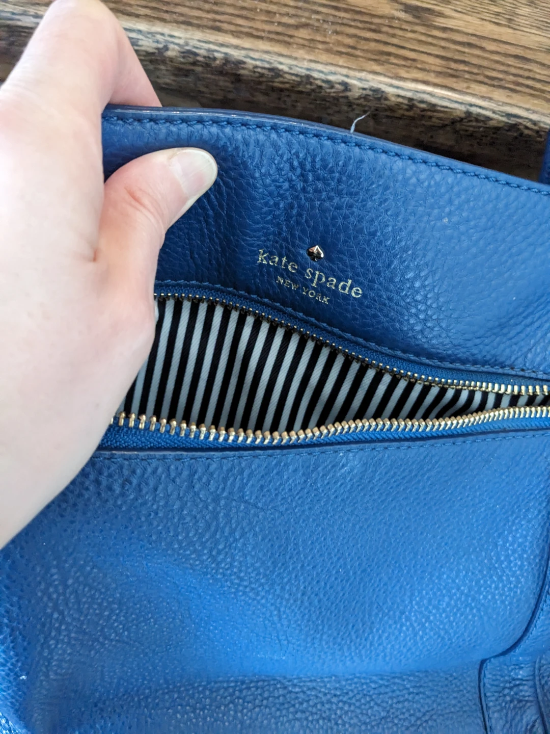 Kate Spade purse blue - photo 2