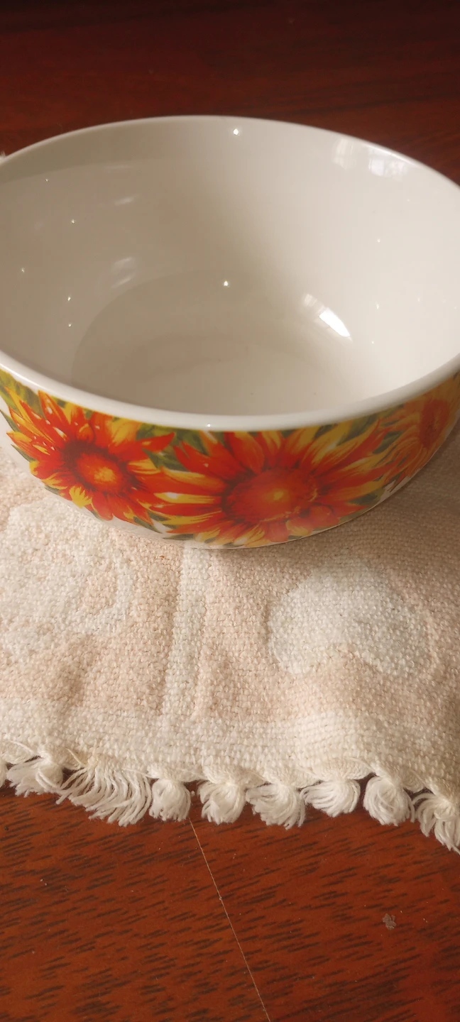 Set of 5 Sunflower Print Bowls - photo 2