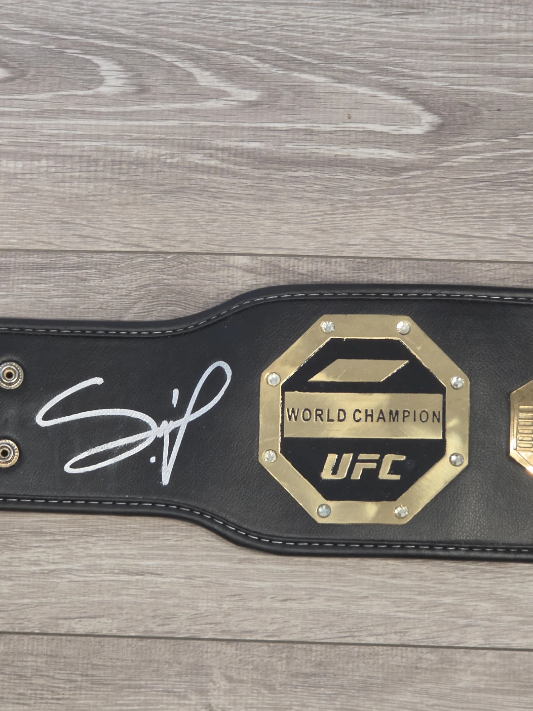 Autographed UFC World Champion Replica Belt - photo 2