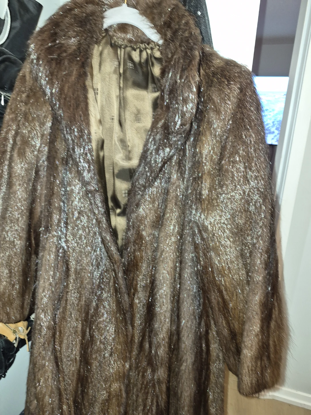 Vintage Brown Fur Coat