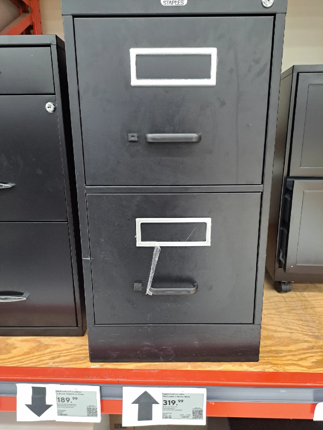 Staples 2-Drawer Vertical File Cabinet - photo 2
