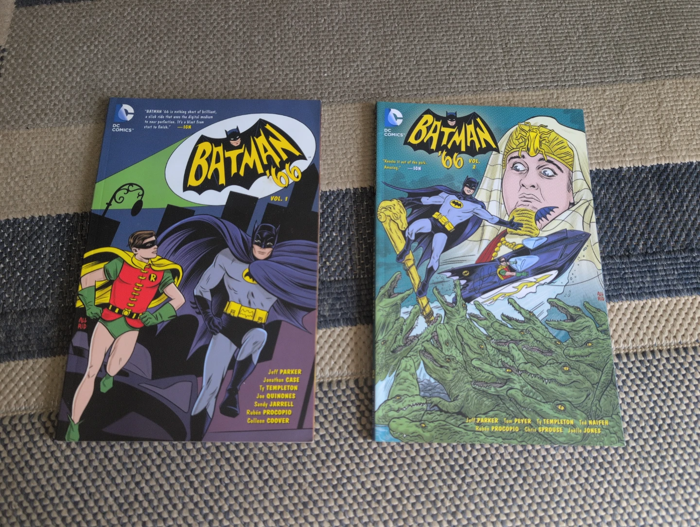 Batman '66 Vol. 1 and Vol. 2 Trade Paperbacks