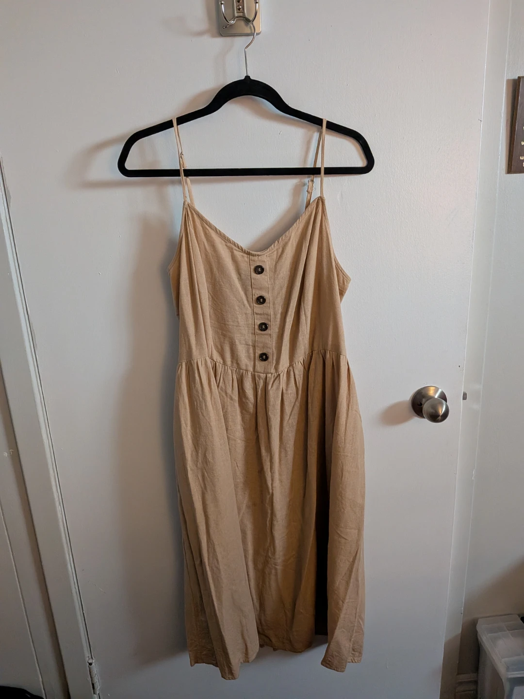 Lily Morgan Tan Midi Dress