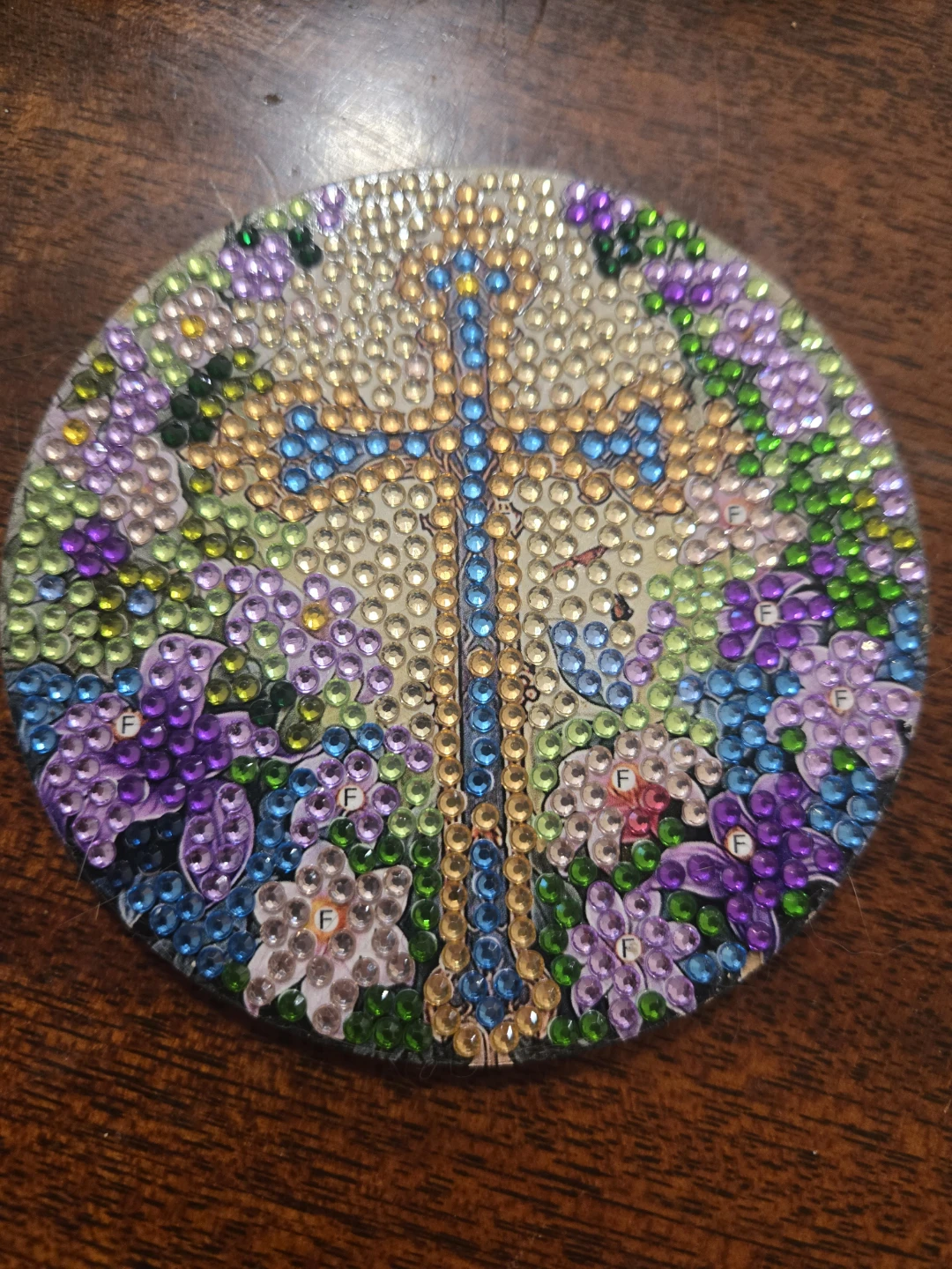 Cross Diamond Painting Coaster