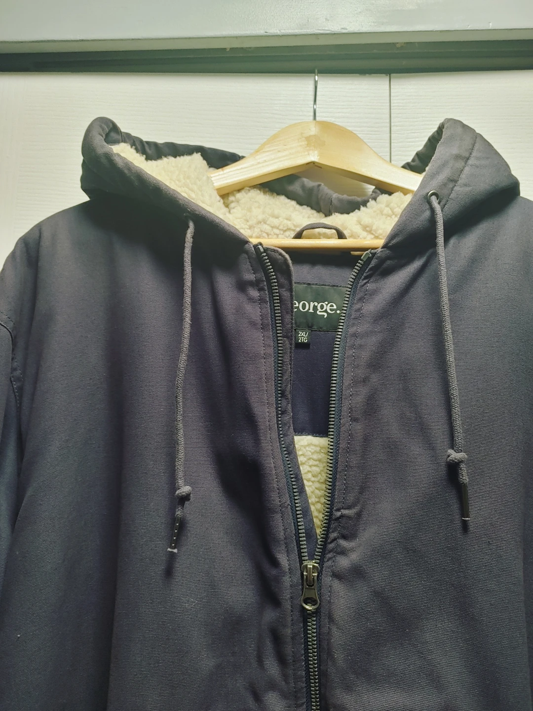 George Sherpa-Lined Zip-Up Hoodie 2XL - photo 4