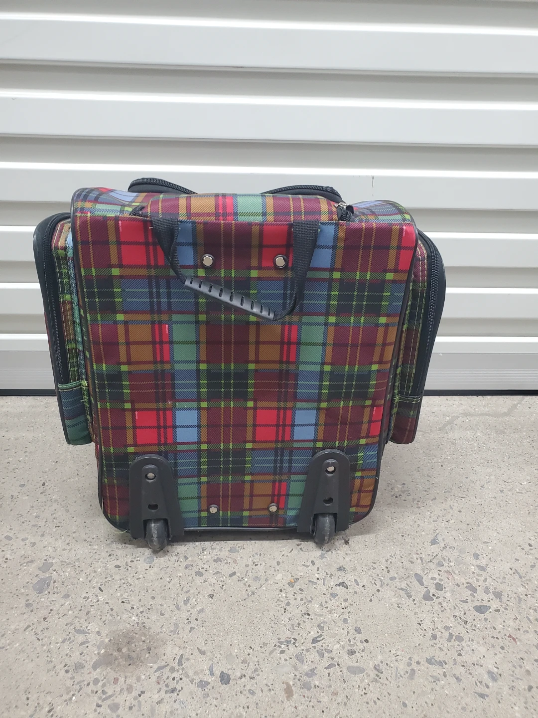 Tartan Plaid Rolling Travel Bag - photo 3