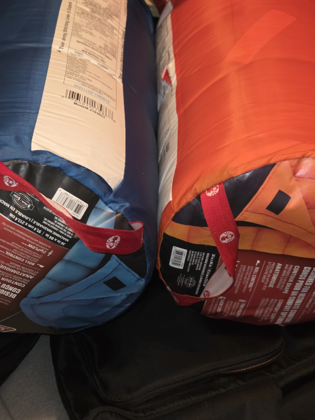 Two Coleman Sleeping Bags