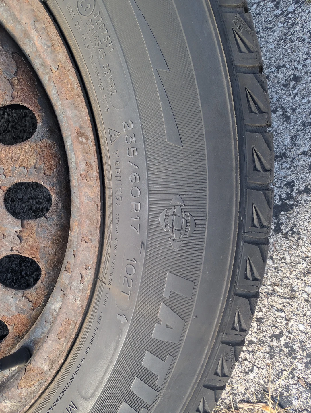 Set of 4 Michelin Latitude X-Ice Tires 235/60R17 - photo 4