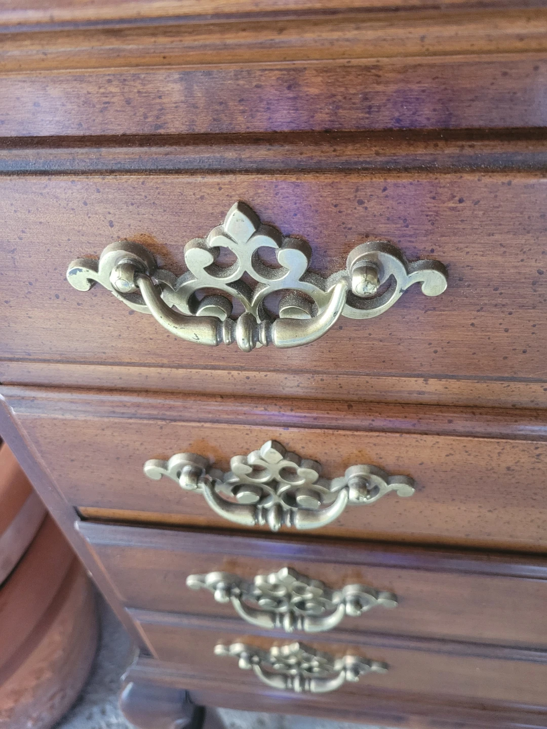 Tall Queen Anne Style Chest of Drawers - photo 2
