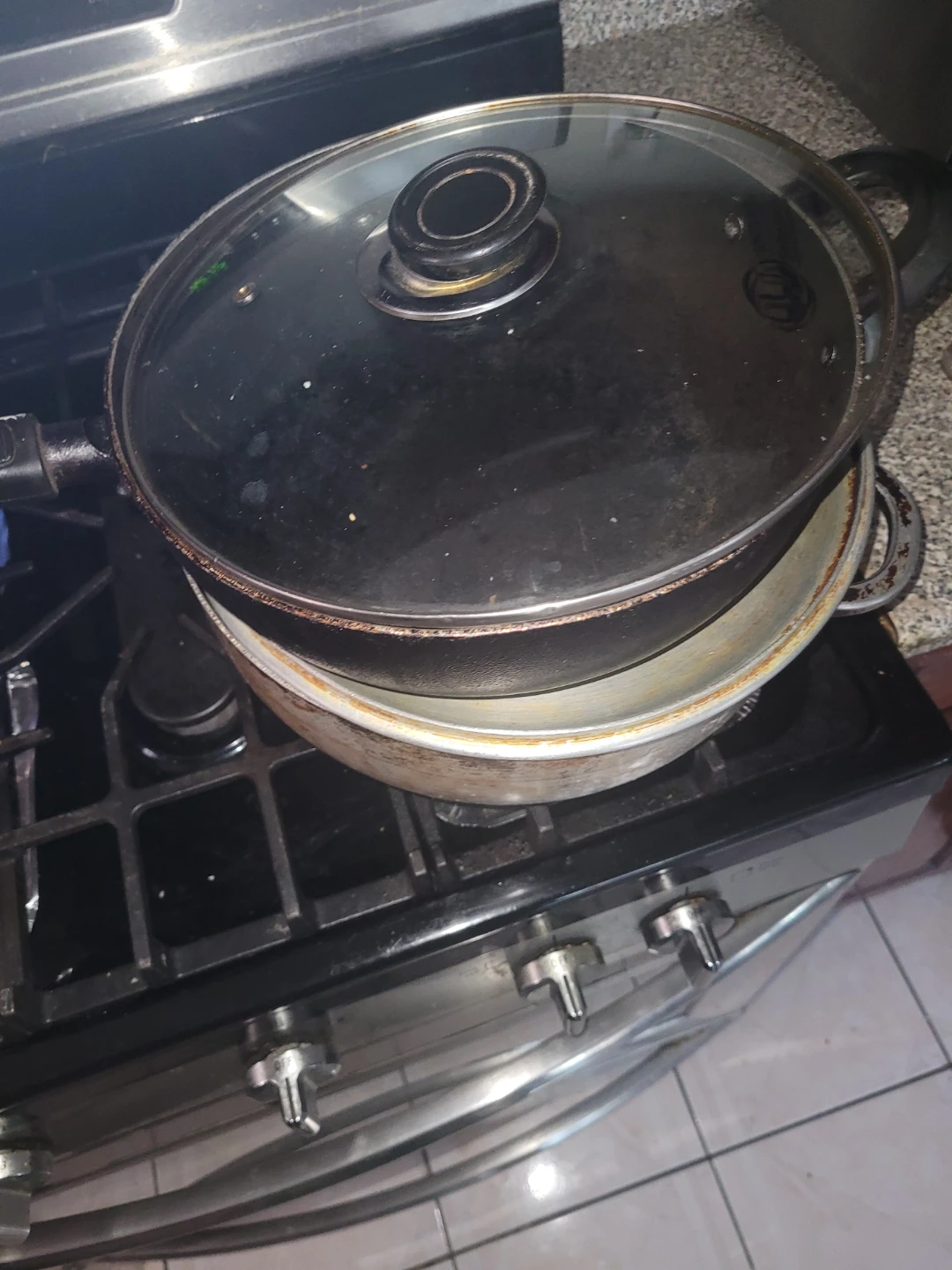 Set of Two Cooking Pots