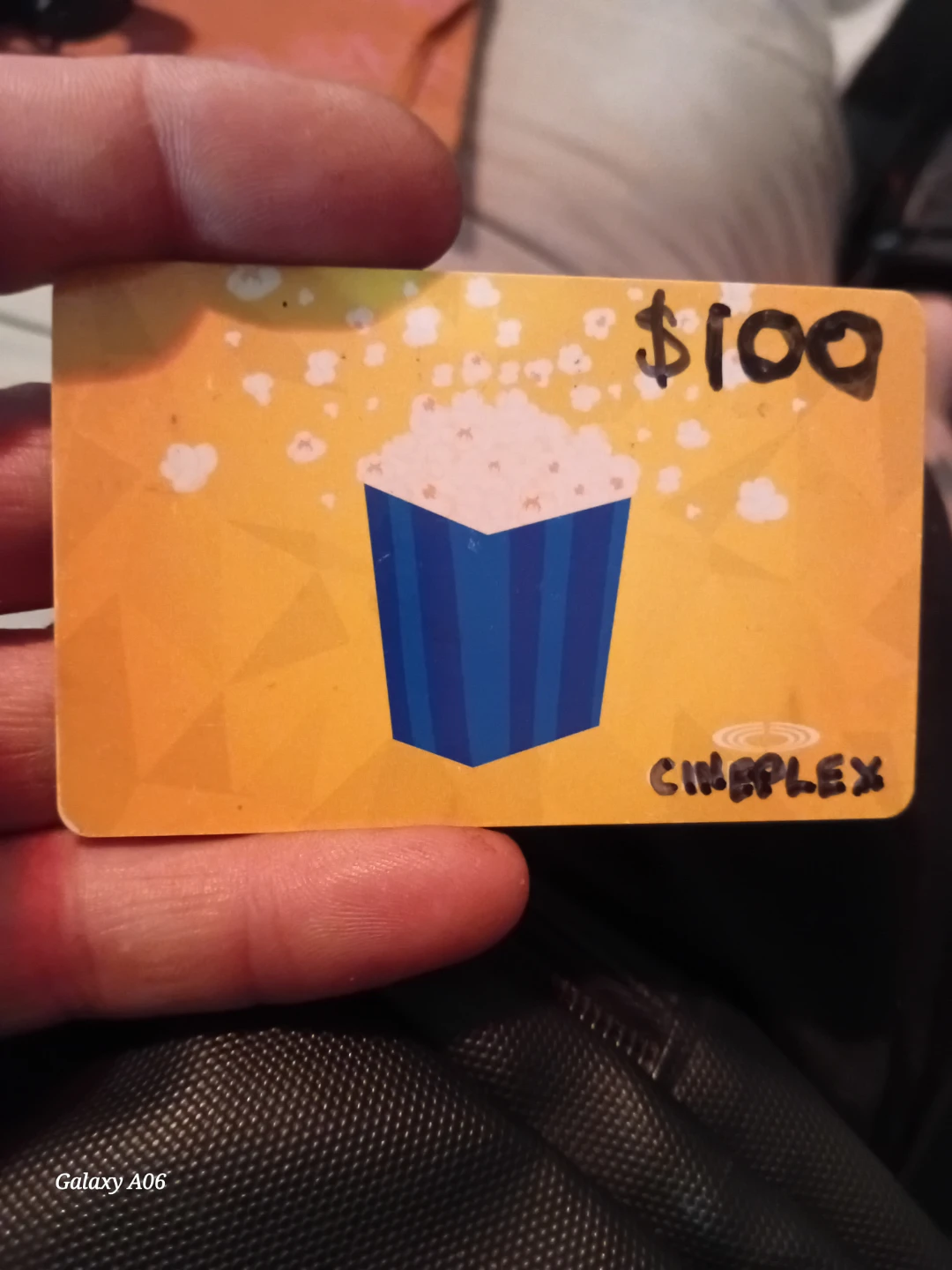 Cineplex $100 giftcard