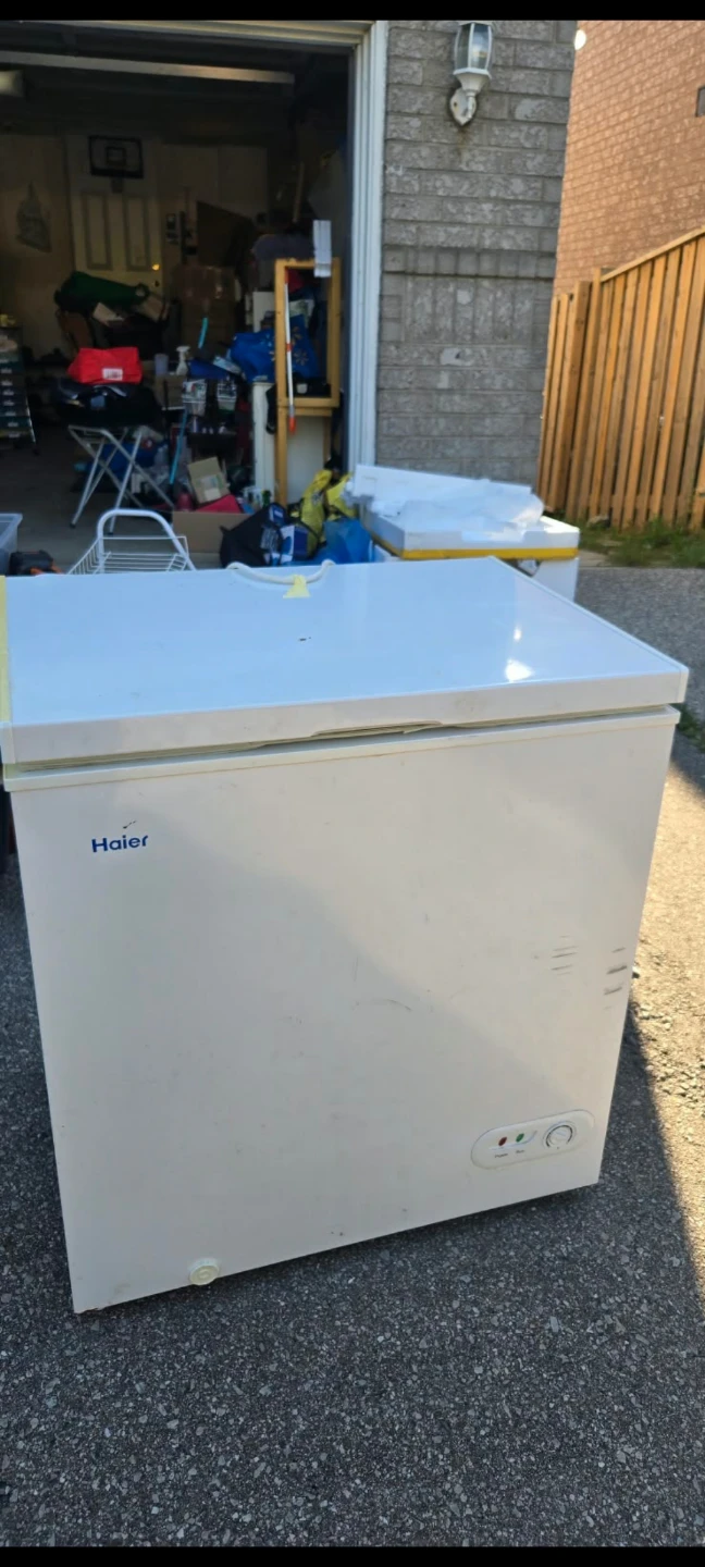 White Chest Freezer