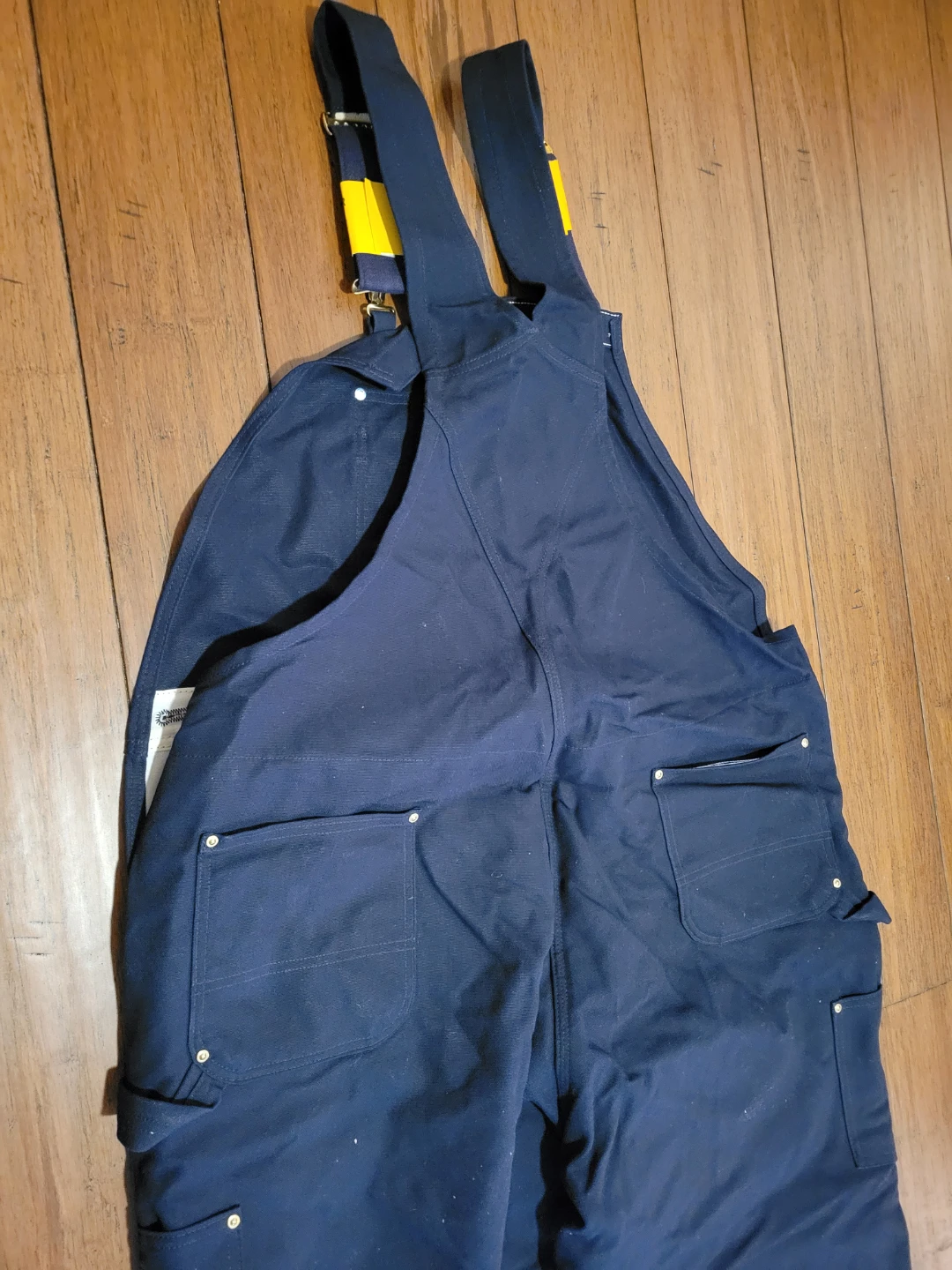 Carhartt 48x30 Men Bib Overalls Navy Blue Quilted Lined / NEW - photo 5