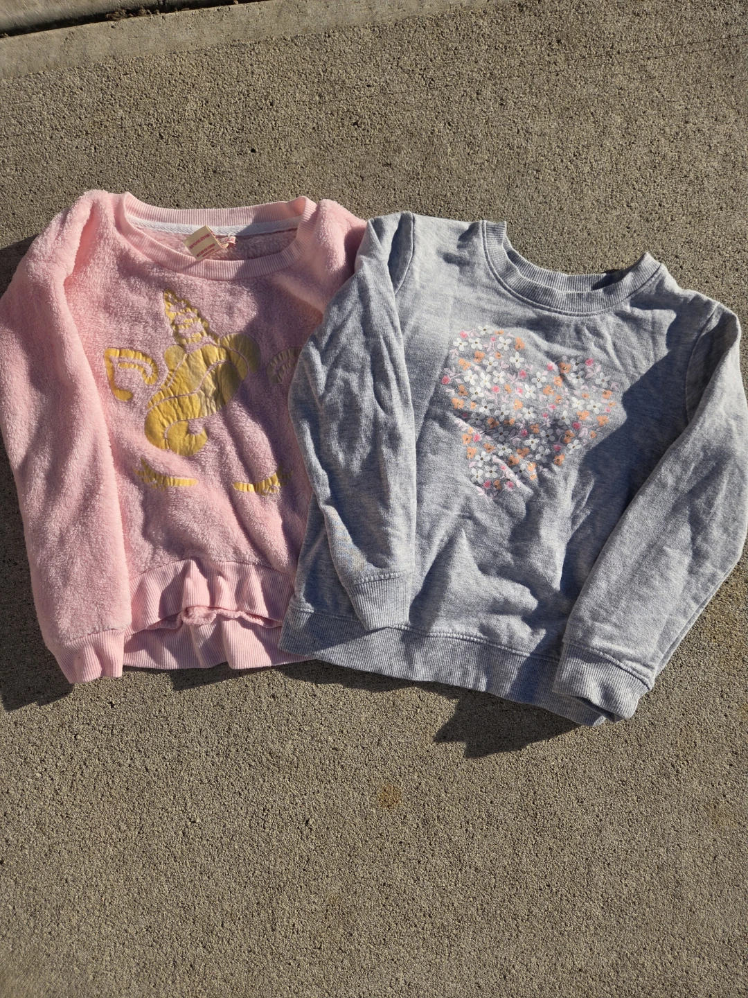 Girls Long Sleeve Sweatshirts Set