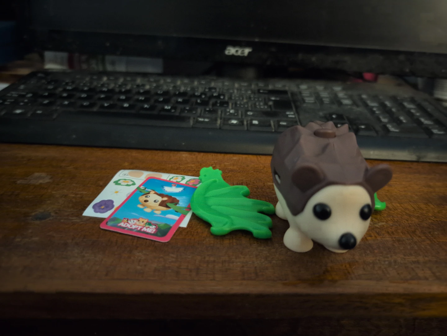 Adopt Me Hedgehog Figure with Accessories