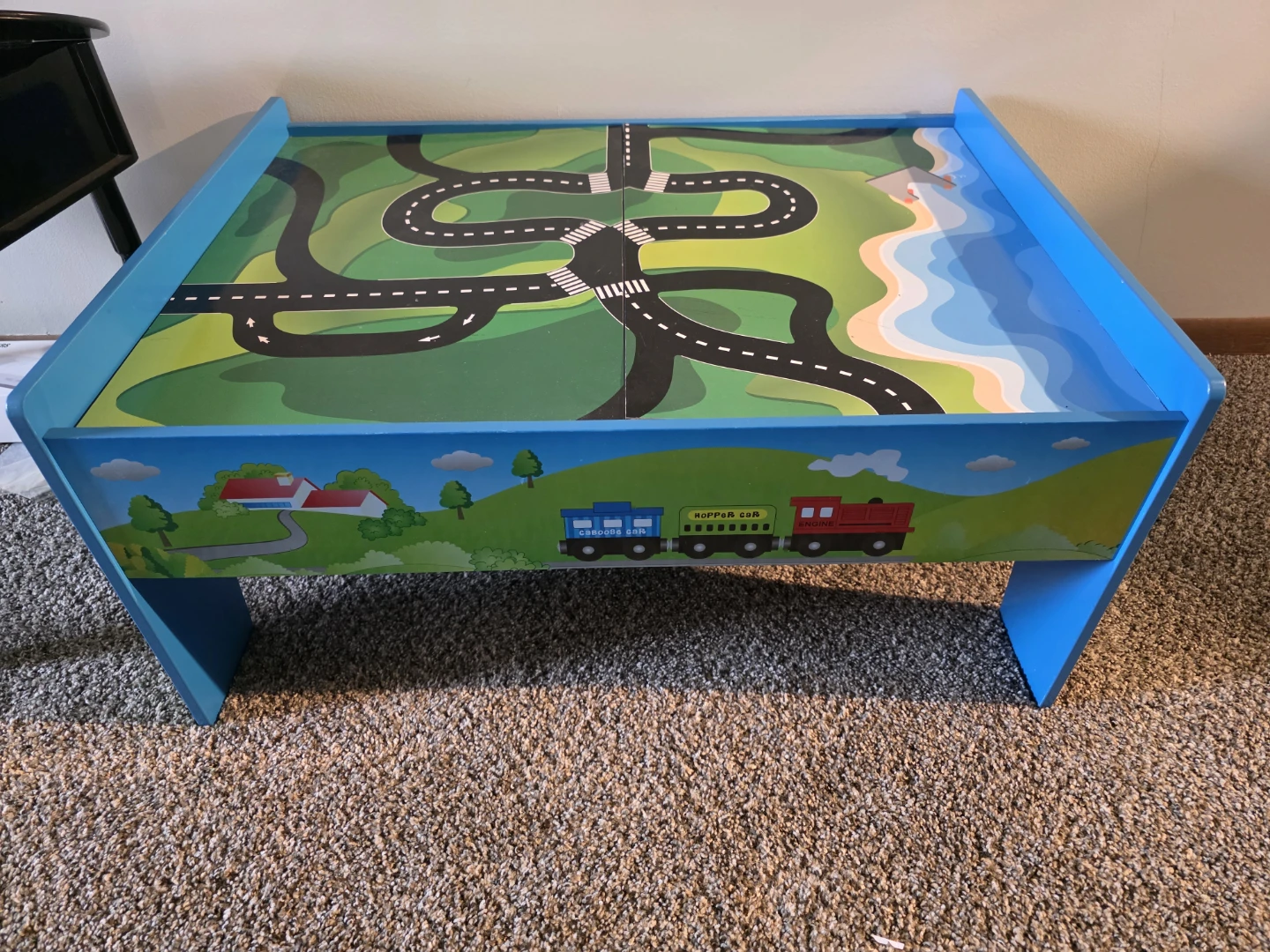 Wooden Train Table Set with Accessories - photo 2