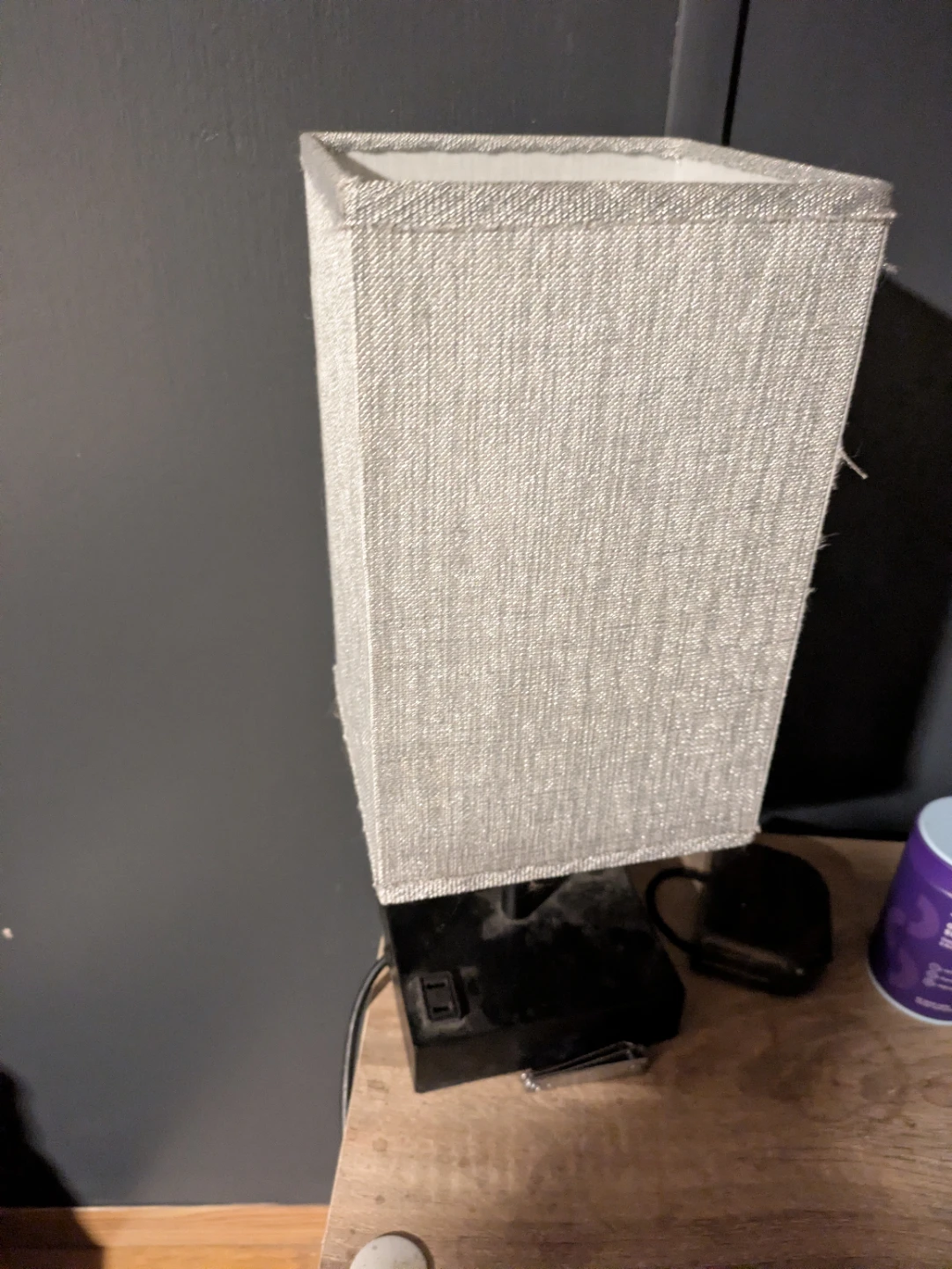 Touch light Table Lamp with Built-in Power Outlets  -2