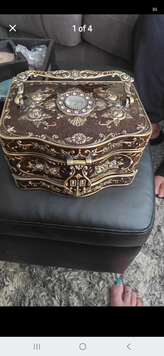 Vintage Style Decorative Jewellery Box