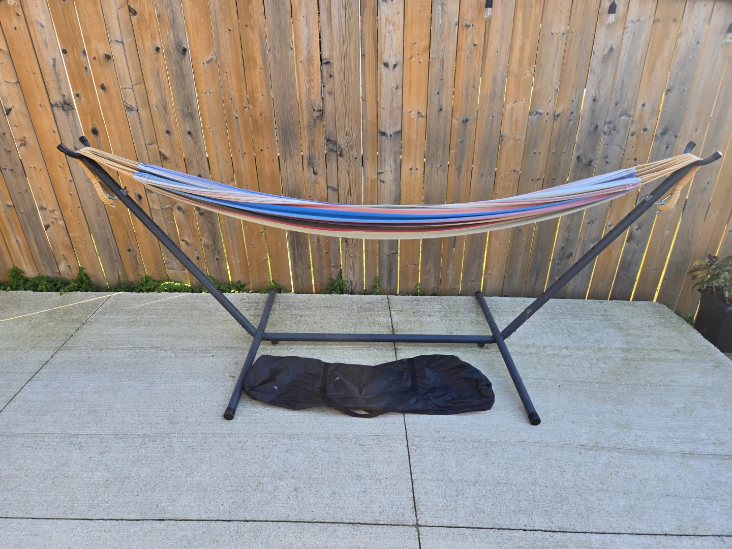 Vivere Double Cotton Hammock with Stand - photo 4