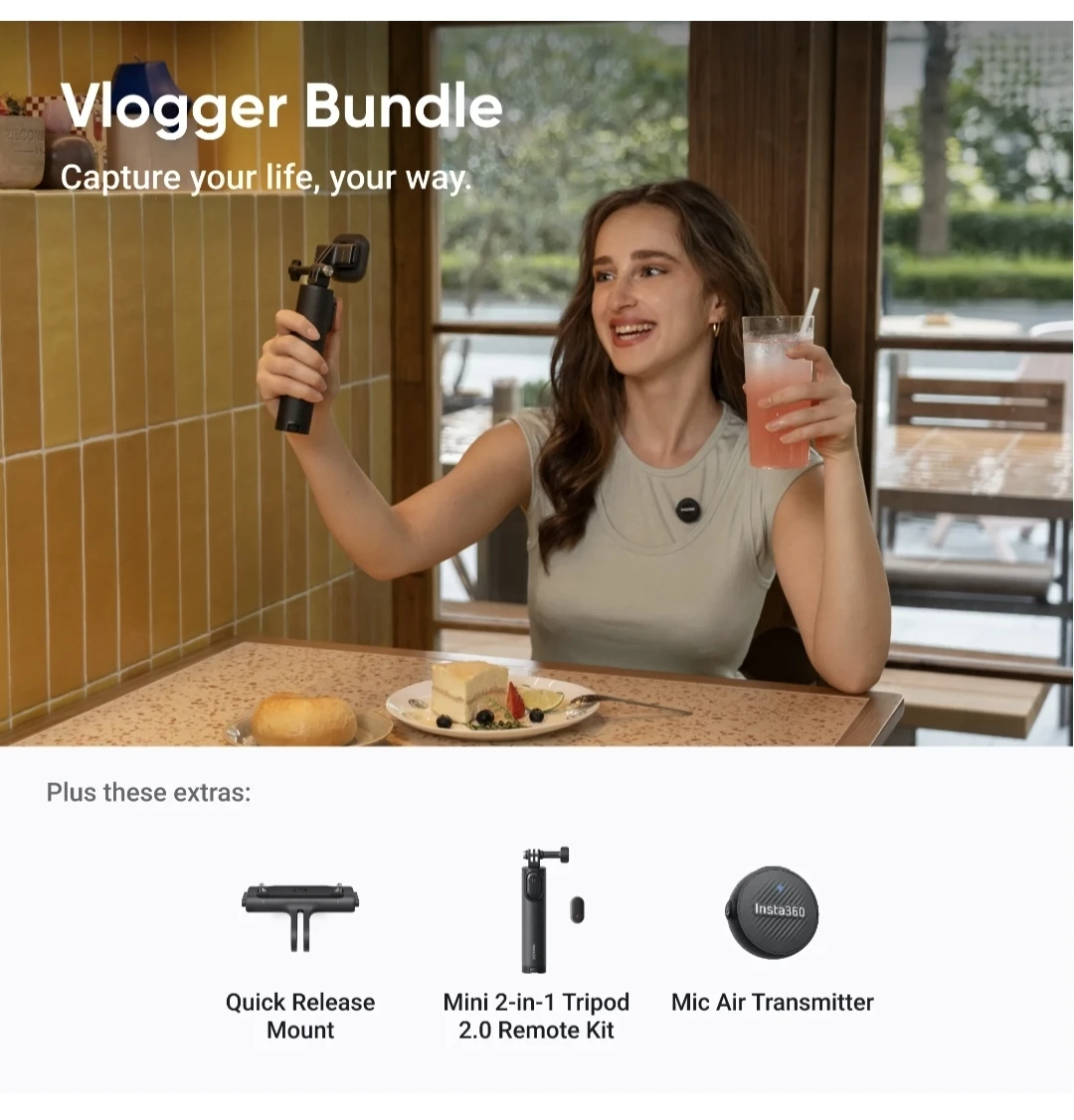 Insta360 GO Ultra - Vlog Bundle - READ - photo 2