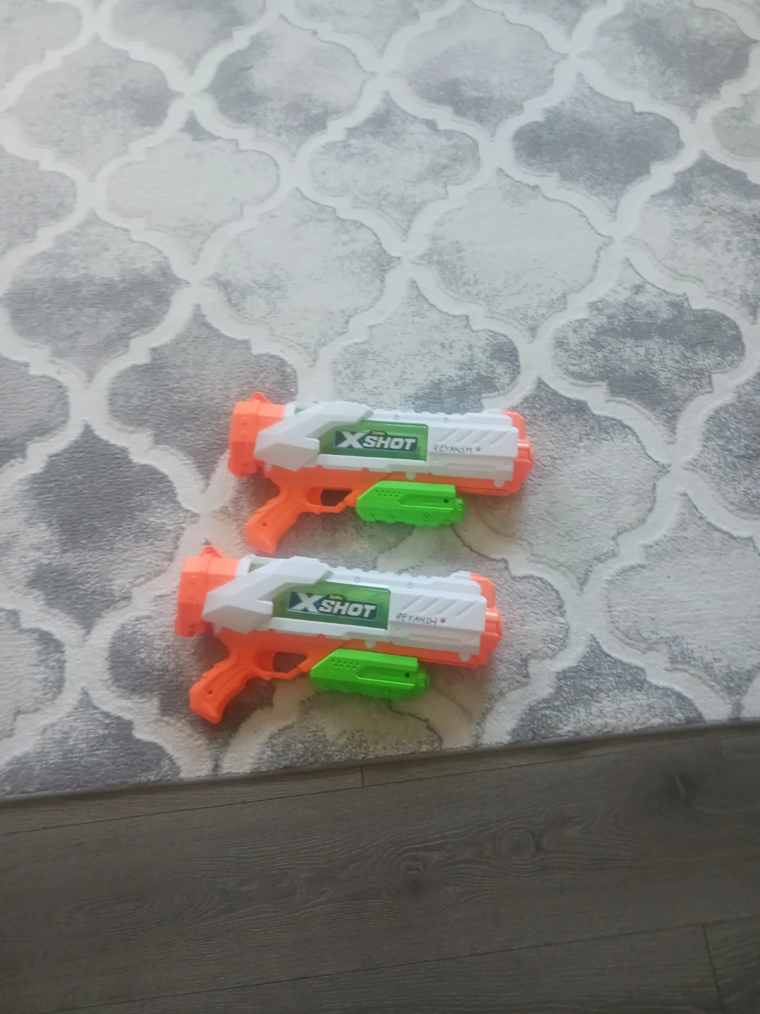 Two Zuru X-Shot Toy Blasters