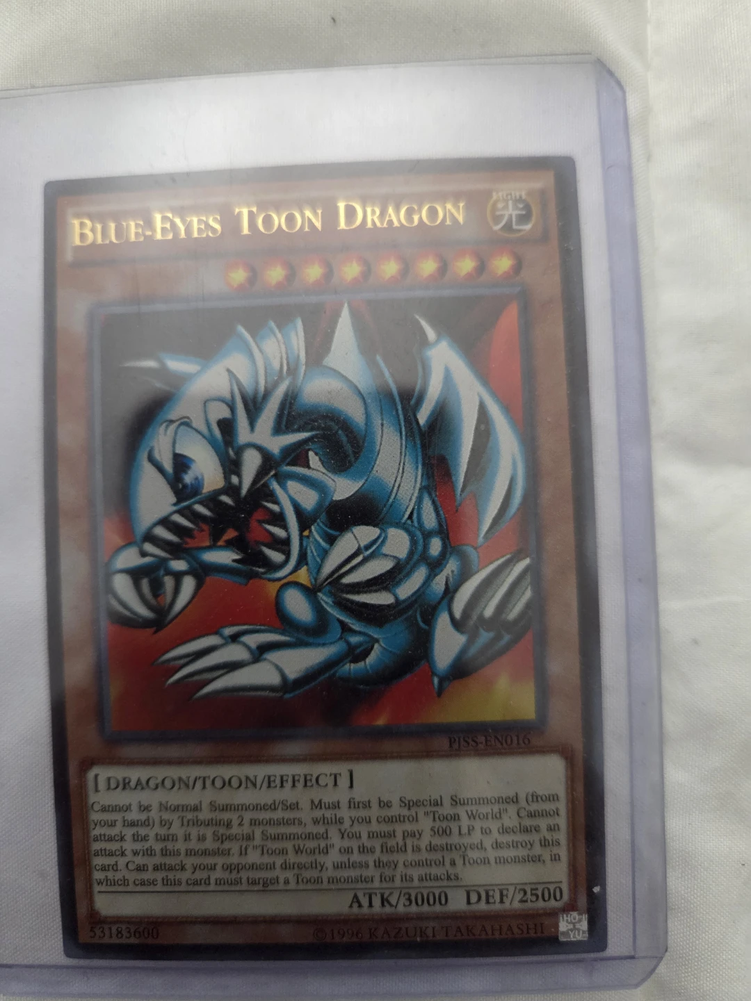 Blue-Eyes Toon Dragon Yu-Gi-Oh! Card - photo 3