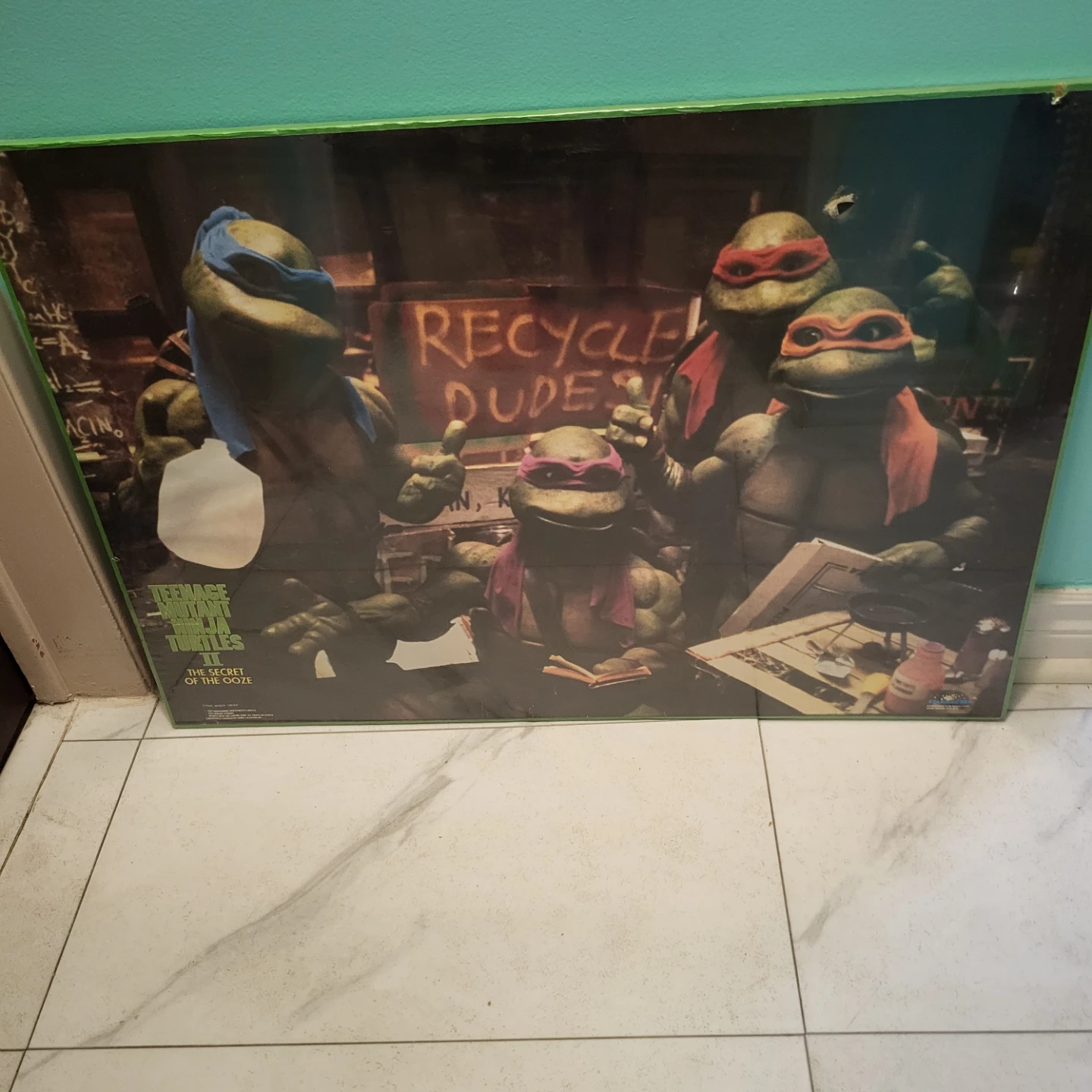 Teenage Mutant Ninja Turtles II Framed Poster
