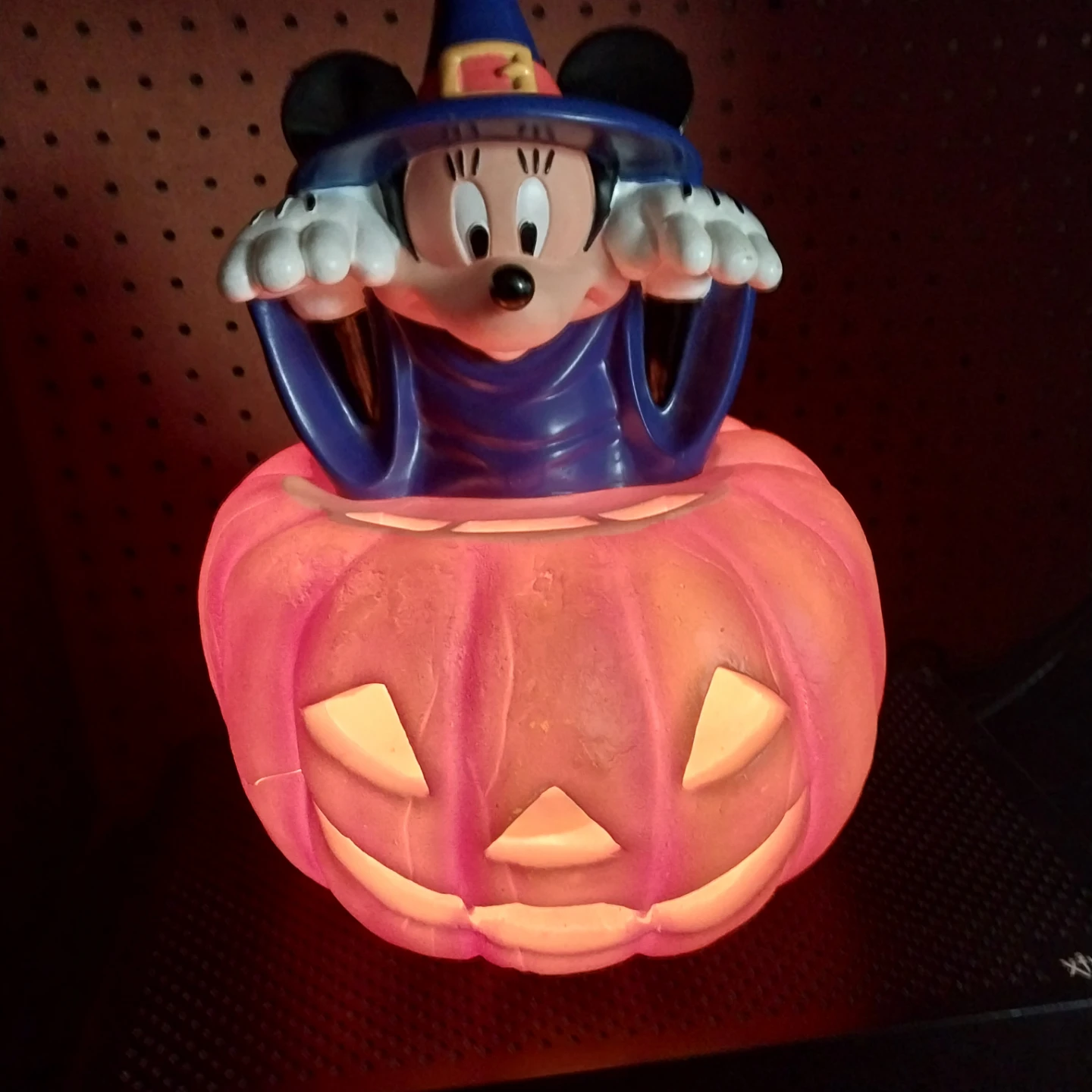 Disney Minnie Mouse Halloween Light Up Pumpkin Decoration