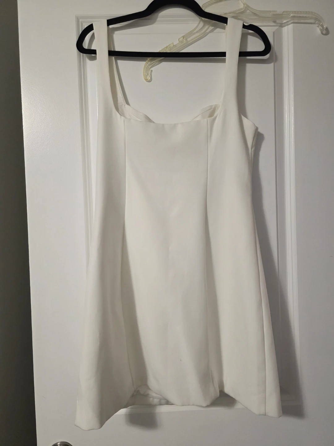 White Pearl Embellished Mini Dress - photo 2
