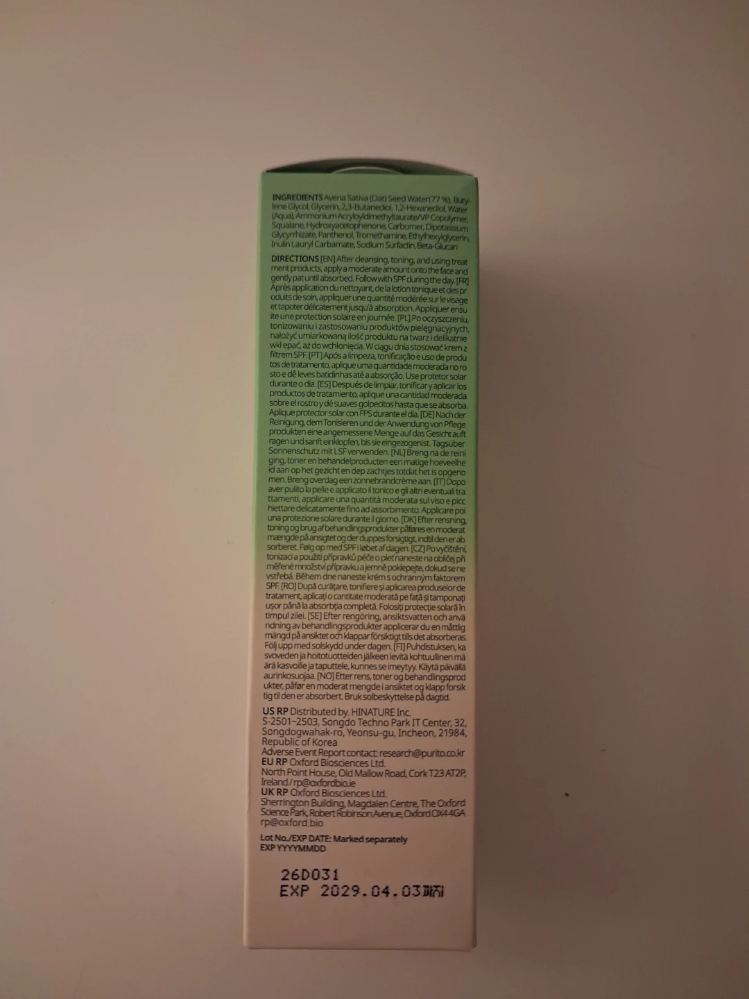 [NEW] Purito Seoul Oat in Calming Gel Cream - photo 2