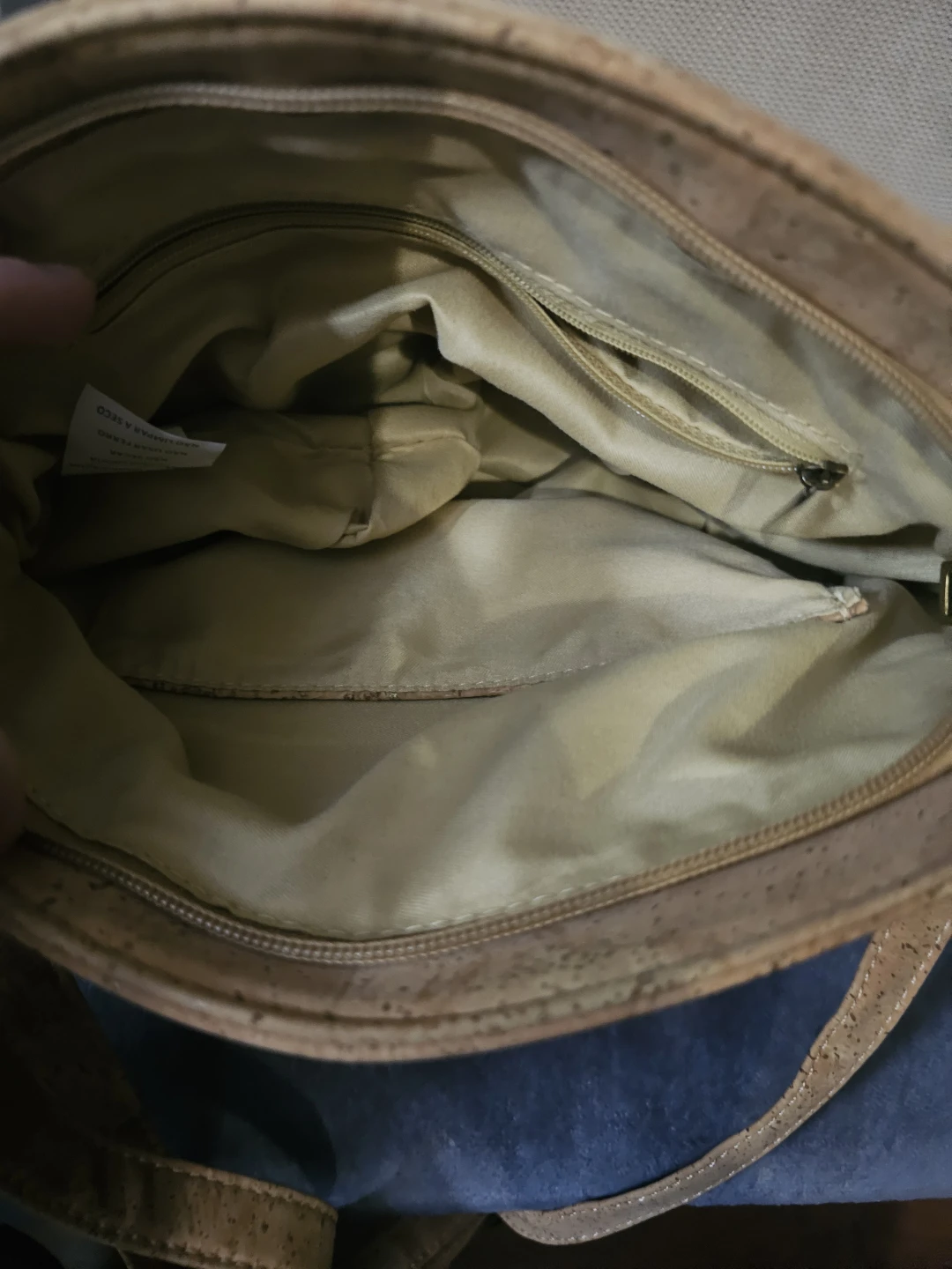 Cork Crossbody Bag with Daisy Print - photo 3