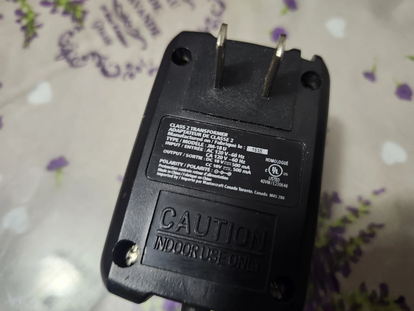 Jobmate Class 2 Transformer Power Adapter JM-18U - photo 2