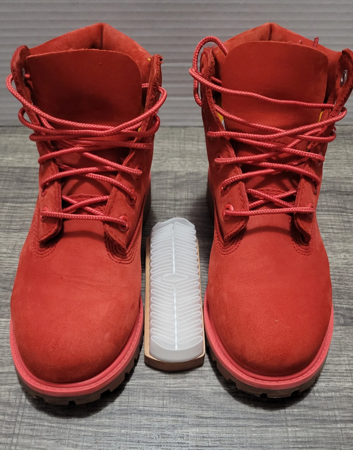 Timberland Boys / or girls Boots Red Size 2