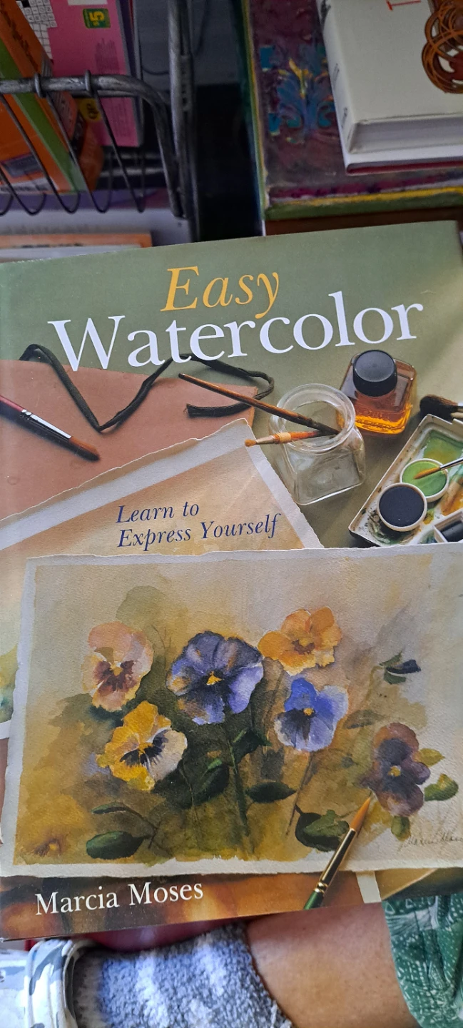 Large Hardcover Watercolor Book Learn to Express Yourself