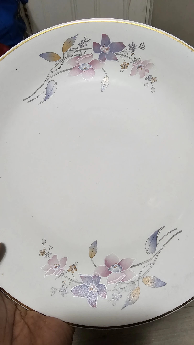 Floral Ceramic Dinner Plate