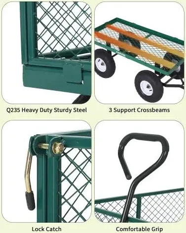 Garvee 3-in-1 Heavy Duty Utility Garden Cart - photo 2