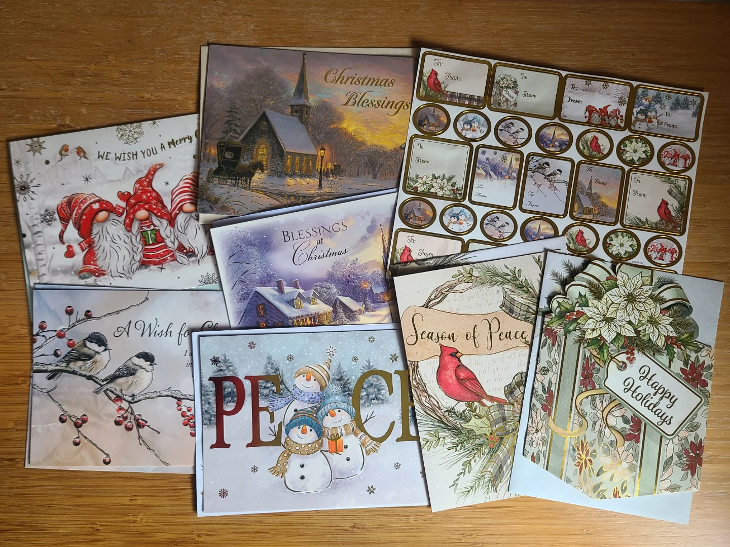 Assorted Christmas Greeting Cards #freecycle