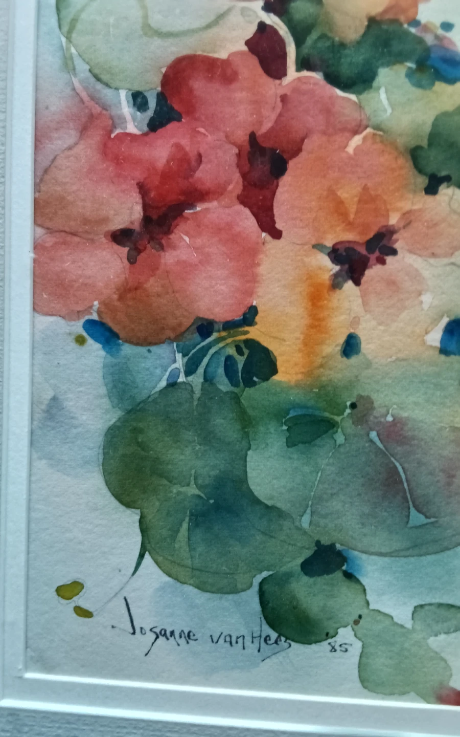 Josanne van Hees 1985 Original Watercolor - photo 4