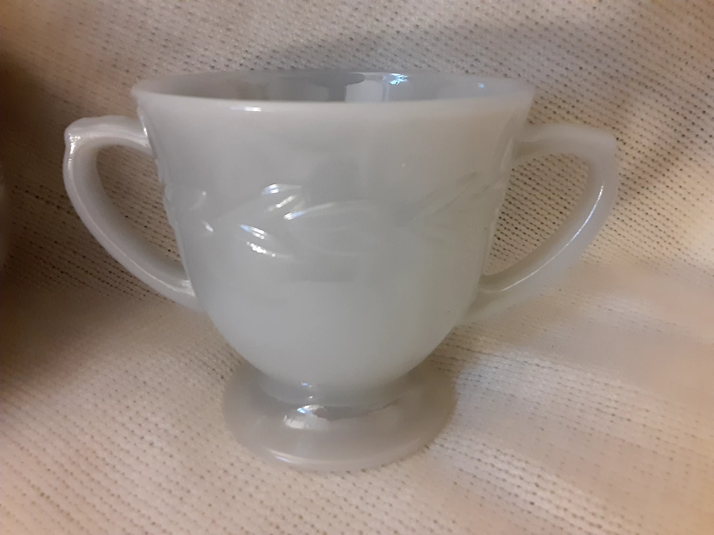 Fire King Grey Luster Creamer Sugar 2pc Set - photo 5