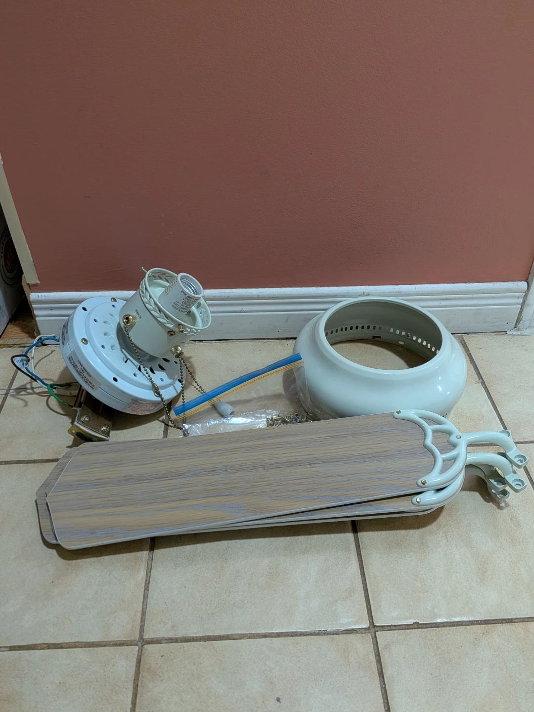 4-Blade Ceiling Fan with Light Fixture - photo 4