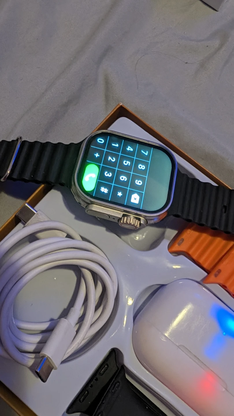 Smartwatch Set with Wireless Earbuds and Extra Bands - photo 3